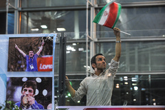 بازگشت تیم ملی کشتی فرنگي‌ به كشور